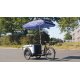 Triporteur Urban Rider Pro avec parasol personnalisé