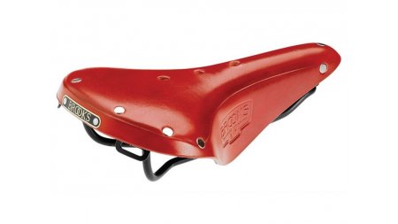 Selle Brooks B17 Rouge Carmin pour cyclotourisme