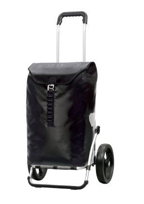 Chariot avec sac Ortlieb 100% étanche,à fixer à un vélo,noir